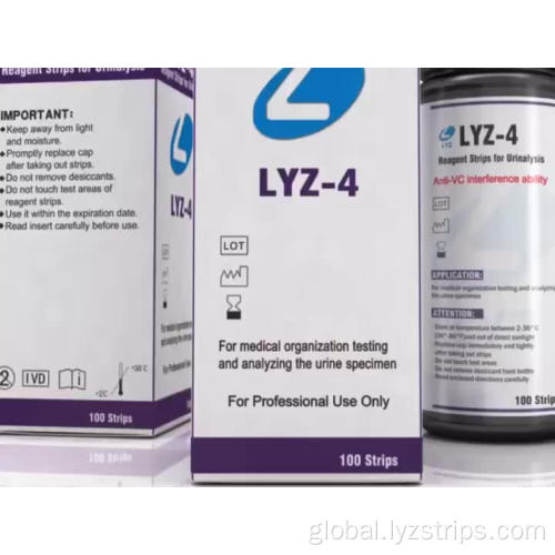 Urinalysis Test Strips medical diagnostic test kits urine test strip 4SG Factory